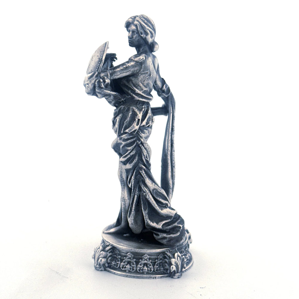 Standing Liberty hand-poured 999+ silver statue by Gold Spartan