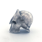 Spartan Helmet hand-poured 999+ silver statue by Gold Spartan