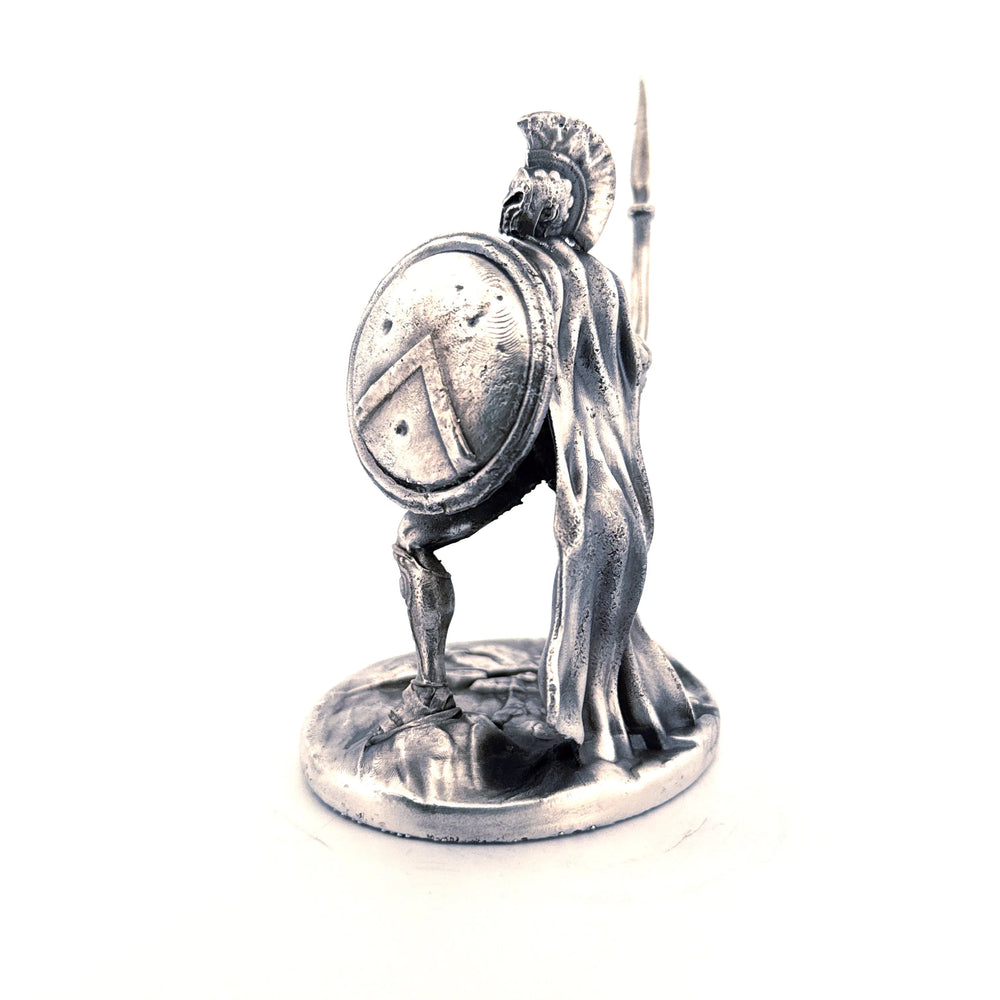 Spartan V1 hand-poured 999+ silver statue by Gold Spartan
