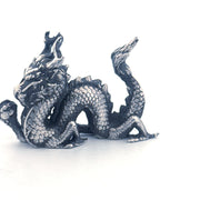 Good Luck Dragon hand-poured 999+ silver statue by Gold Spartan