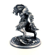 Werewolf hand-poured 999+ silver statue by Gold Spartan