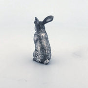 Bunny Rabbit hand-poured 999+ silver statue by Gold Spartan