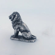 Lion hand-poured 999+ silver statue by Gold Spartan