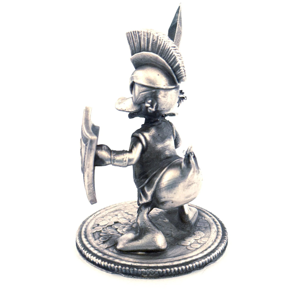 Spartan Duck hand-poured 999+ silver statue by Gold Spartan