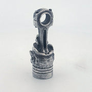 Skull Piston hand-poured 999+ silver statue by Gold Spartan