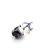 Eternal Rose hand-poured 999+ silver statue by Gold Spartan