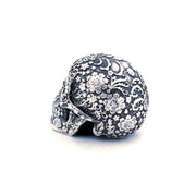 Sugar Skull hand-poured 999+ silver statue by Gold Spartan