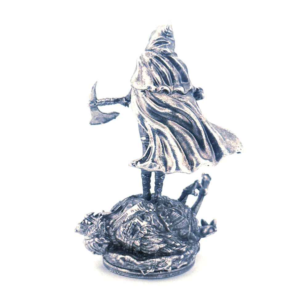 Red Riding Hood hand-poured 999+ silver statue by Gold Spartan