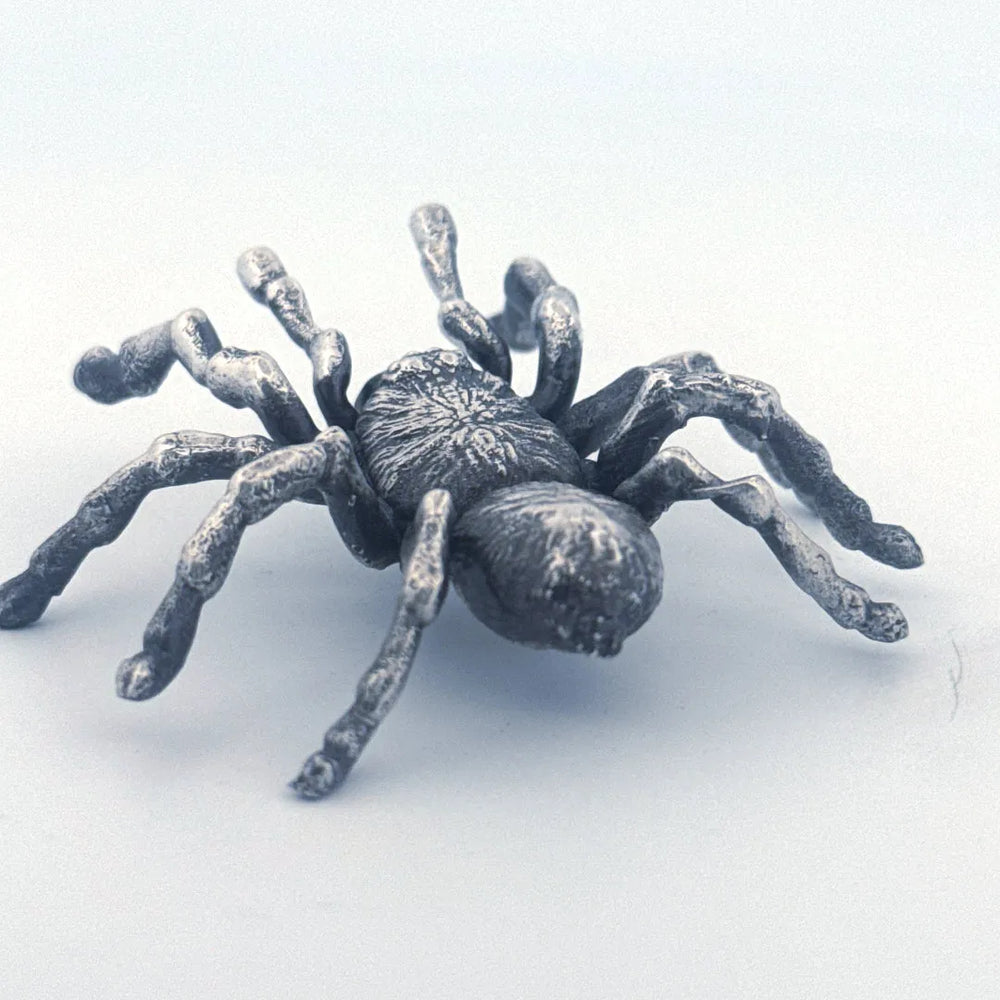 Tarantula hand-poured 999+ silver statue by Gold Spartan
