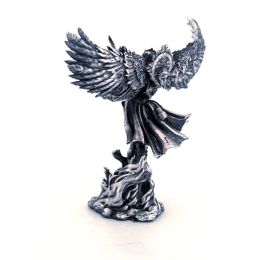 Archangel hand-poured 999+ silver statue by Gold Spartan