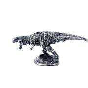 Zombie T-Rex hand-poured 999+ silver statue by Gold Spartan