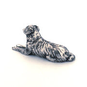 Australian Shepherd hand-poured 999+ silver statue by Gold Spartan