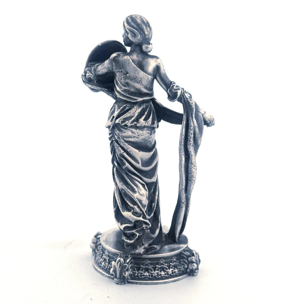 Standing Liberty hand-poured 999+ silver statue by Gold Spartan