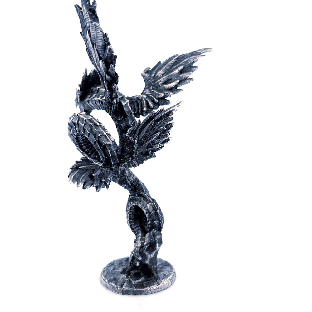 Quetzalcoatl hand-poured 999+ silver statue by Gold Spartan