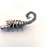 Scorpion hand-poured 999+ silver statue by Gold Spartan