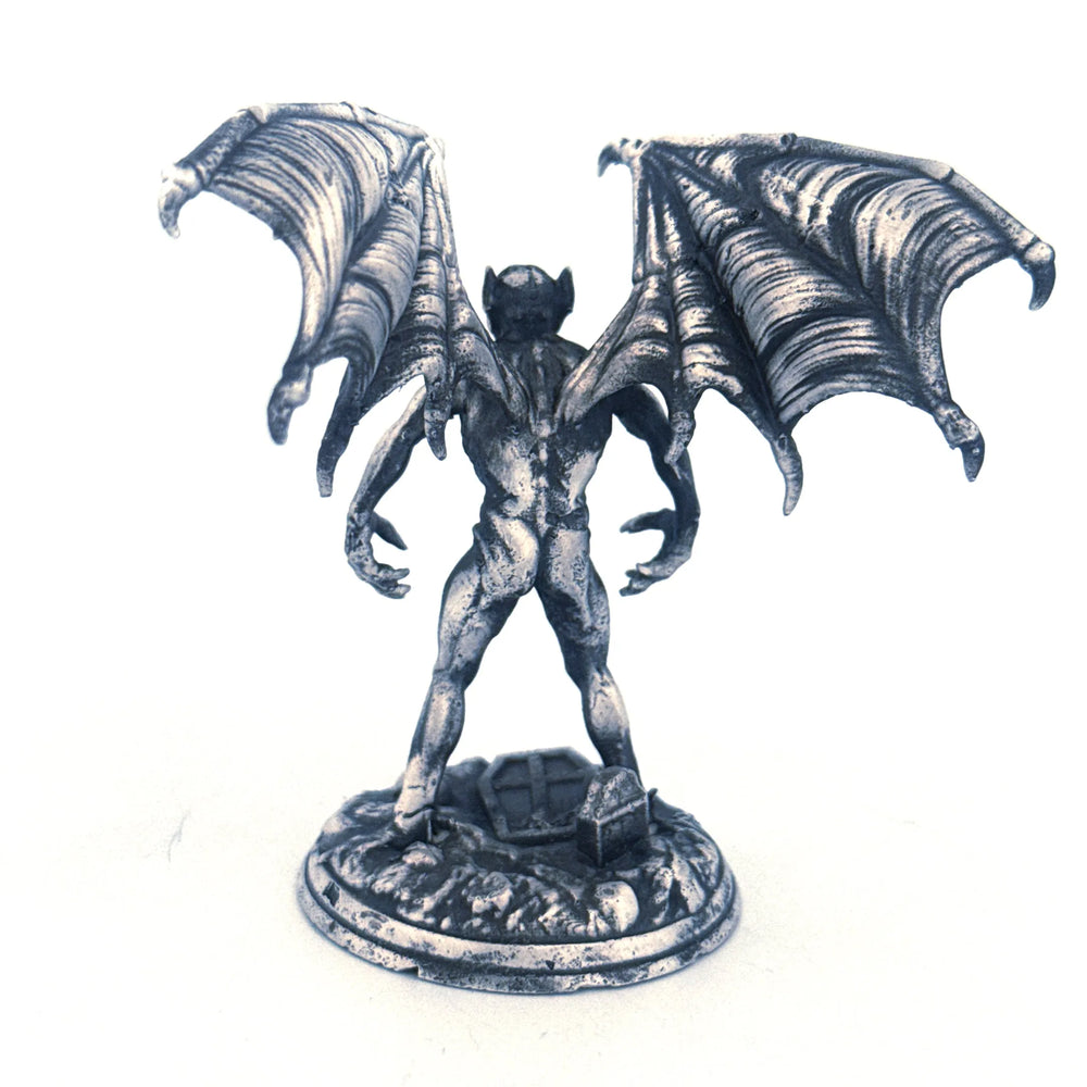 Vampire hand-poured 999+ silver statue by Gold Spartan