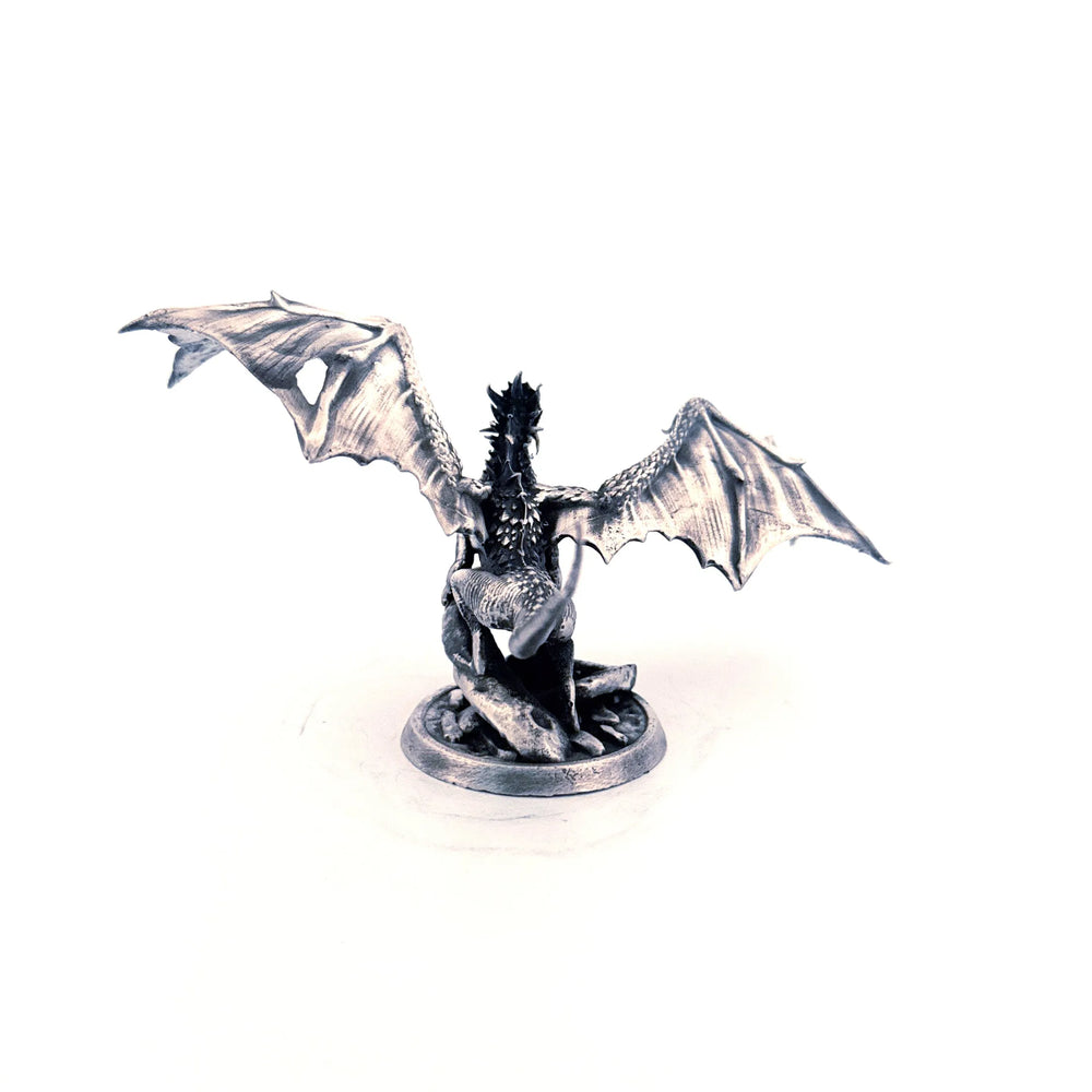 Dragon King hand-poured 999+ silver statue by Gold Spartan