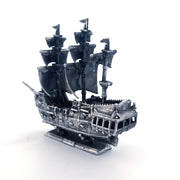 Pirate Ship V2 hand-poured 999+ silver statue by Gold Spartan