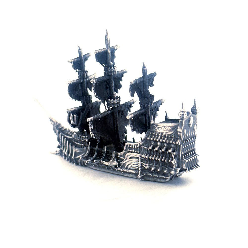 Flying Dutchman hand-poured 999+ silver statue by Gold Spartan