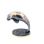 Manatee hand-poured 999+ silver statue by Gold Spartan