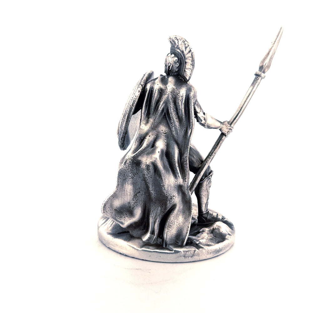 Spartan V1 hand-poured 999+ silver statue by Gold Spartan