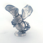 Marine's Logo hand-poured 999+ silver statue by Gold Spartan