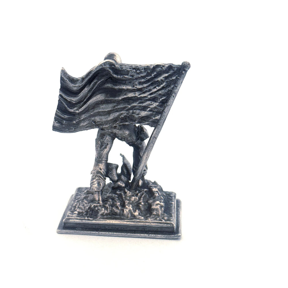 Don't Tread On Me Series 4 (Marine) hand-poured 999+ silver statue by Gold Spartan