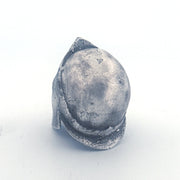 Spartan Helmet hand-poured 999+ silver statue by Gold Spartan