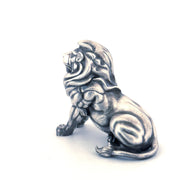 Lion V2 hand-poured 999+ silver statue by Gold Spartan