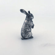 Bunny Rabbit hand-poured 999+ silver statue by Gold Spartan