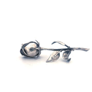 Eternal Rose hand-poured 999+ silver statue by Gold Spartan