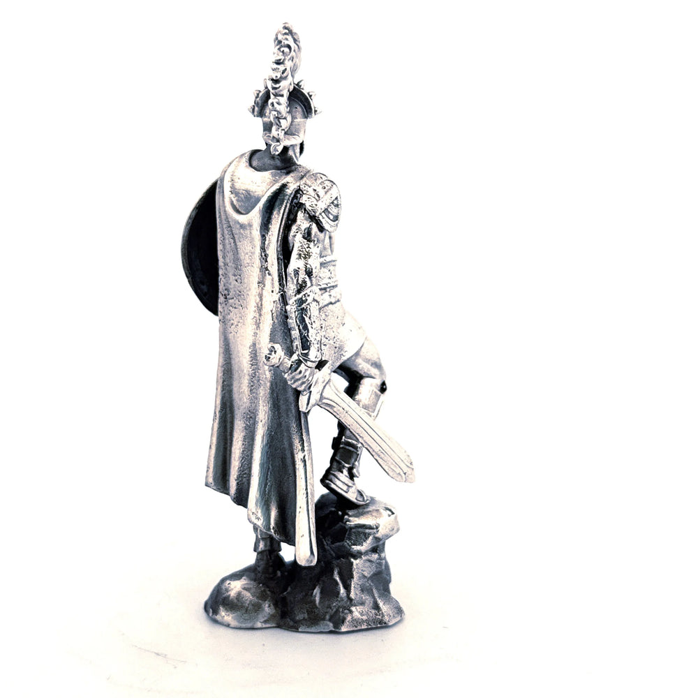 Ares hand-poured 999+ silver statue by Gold Spartan