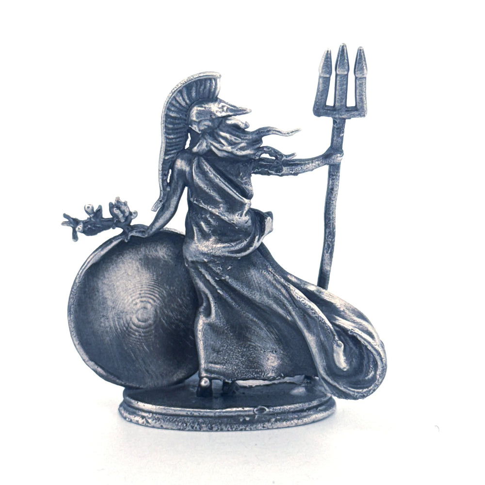 Britannia hand-poured 999+ silver statue by Gold Spartan