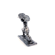Achilles hand-poured 999+ silver statue by Gold Spartan