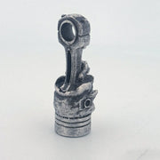 Skull Piston hand-poured 999+ silver statue by Gold Spartan