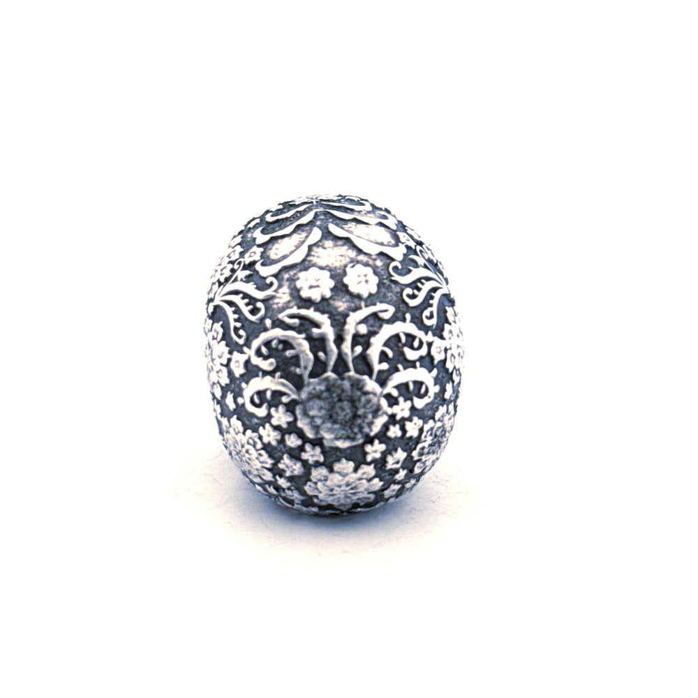 Sugar Skull hand-poured 999+ silver statue by Gold Spartan