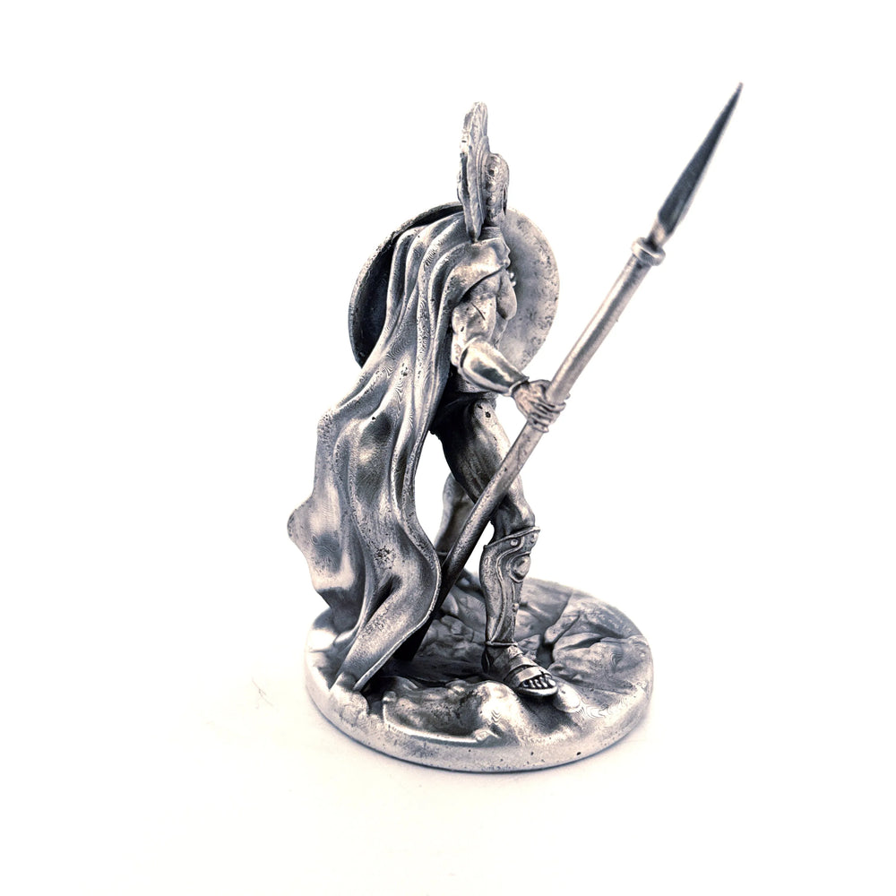 Spartan V1 hand-poured 999+ silver statue by Gold Spartan
