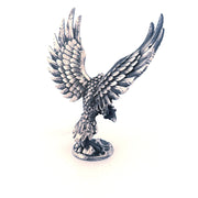 Eagle hand-poured 999+ silver statue by Gold Spartan