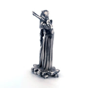 Nun with a Gun hand-poured 999+ silver statue by Gold Spartan