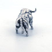 Angry Bull hand-poured 999+ silver statue by Gold Spartan