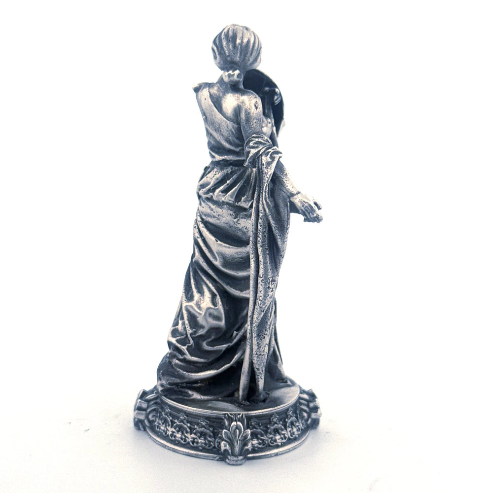 Standing Liberty hand-poured 999+ silver statue by Gold Spartan