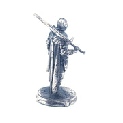 Knight hand-poured 999+ silver statue by Gold Spartan