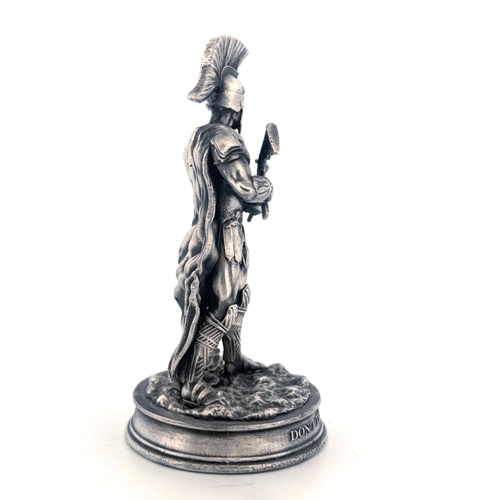 Don't Tread On Me Spartan hand-poured 999+ silver statue by Gold Spartan