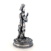 Don't Tread On Me Spartan hand-poured 999+ silver statue by Gold Spartan