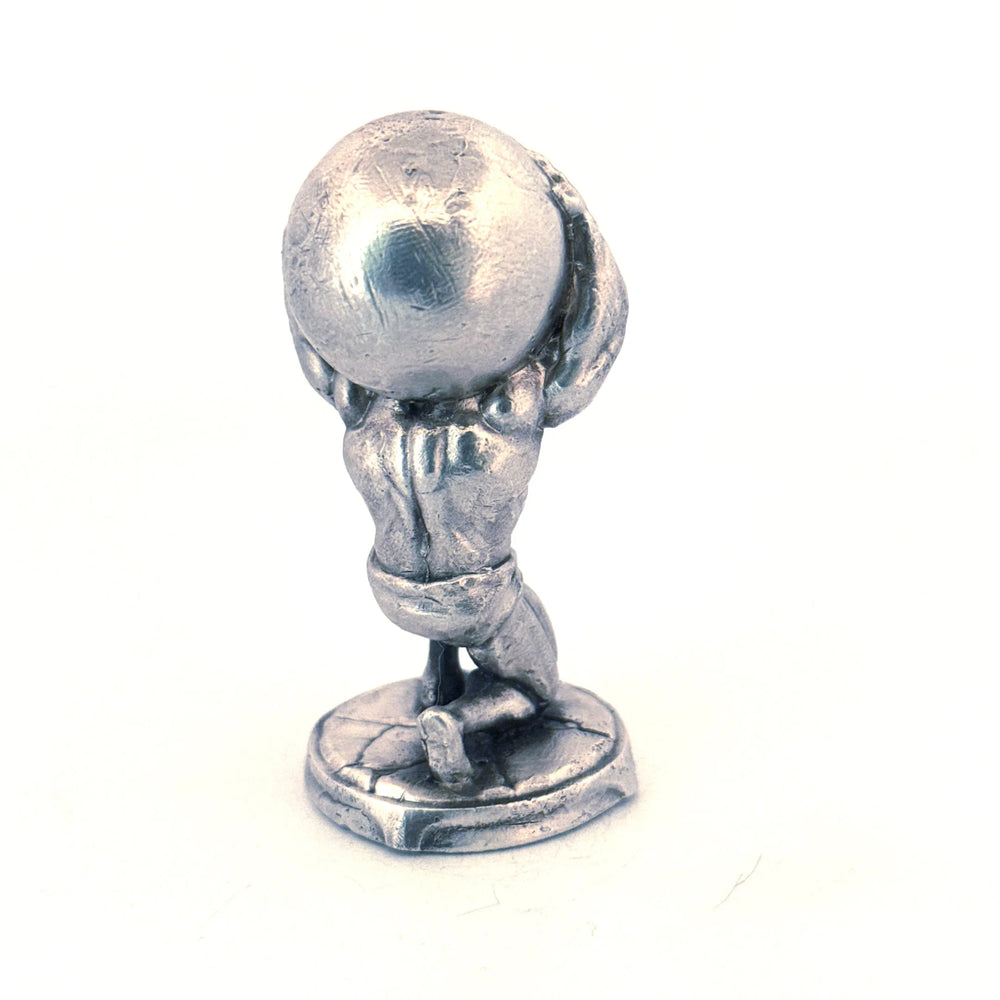 Atlas hand-poured 999+ silver statue by Gold Spartan