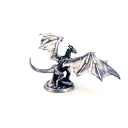 Dragon King hand-poured 999+ silver statue by Gold Spartan