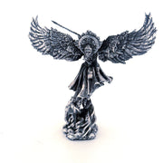 Archangel hand-poured 999+ silver statue by Gold Spartan
