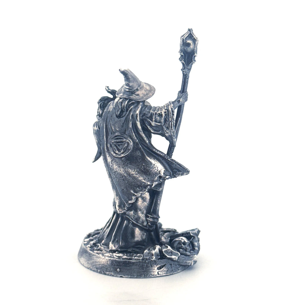 Hero Mage hand-poured 999+ silver statue by Gold Spartan