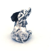 Baby Elephant hand-poured 999+ silver statue by Gold Spartan