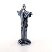 Christ the Redeemer hand-poured 999+ silver statue by Gold Spartan